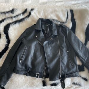 Missguided leather jacket